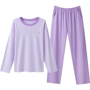 三枪2026秋季情侣睡衣男A类亲肤纯棉5A抗菌防螨长袖家居服套装