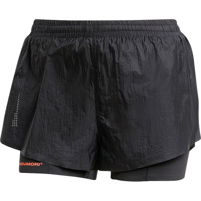 Adidas/阿迪达斯正品2025秋季款女士二合一跑步短裤JY4086