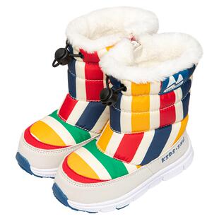 kidsing可迪星儿童雪地靴冬季男女童中大童棉靴加绒防水棉鞋童鞋