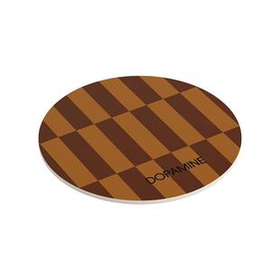 午后柏林中古风杯垫圆形吸水杯垫隔热垫桌面吧台垫茶杯垫碗盘餐垫