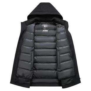 啄木鸟男士羽绒服冬季加厚保暖90鹅绒一衣三穿可脱卸内胆中年外套