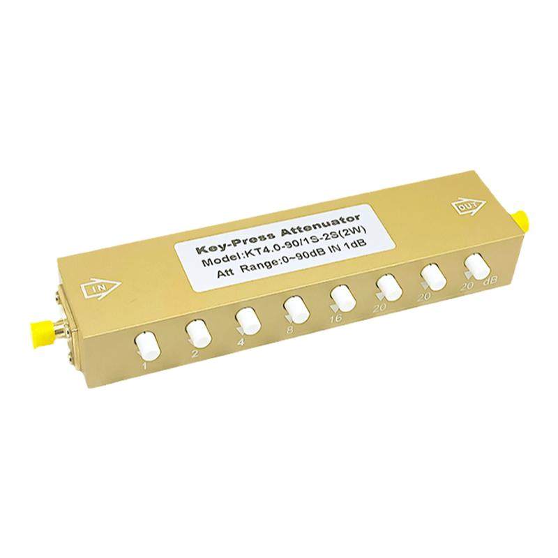 SMA射频可调信号衰减器0-90dB4.3G按键可调衰减器/步进可调衰减器