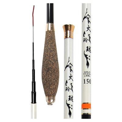 迷你6h19调硅胶握把大钓重小手竿