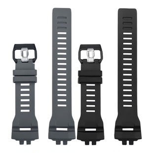 适配casio卡西欧GBD-200-1/2/9 GBD-200RD防水黑色硅胶手表带配件