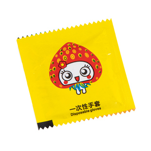 食品级一次性手套独立包装加厚耐用pe餐饮小龙虾专用护理护发防护