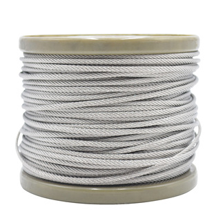304不锈钢包塑钢丝绳软细大棚涂塑带皮透明包胶钢丝绳1 2 3 6 4mm