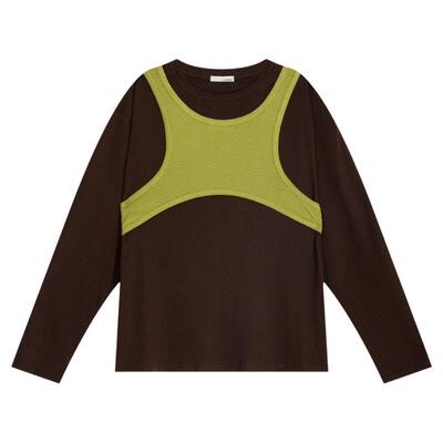 [预售]【博主同款】BUCH WEAR T恤女26秋假两件长袖上衣1068721