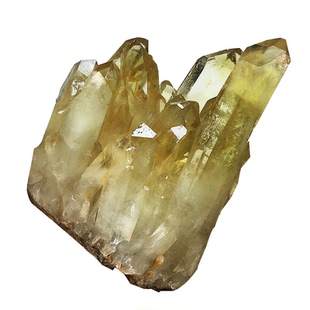 捡漏天然黄水晶簇茶黄原矿标本造景彩虹黄柱子茶黄晶家居装饰摆件