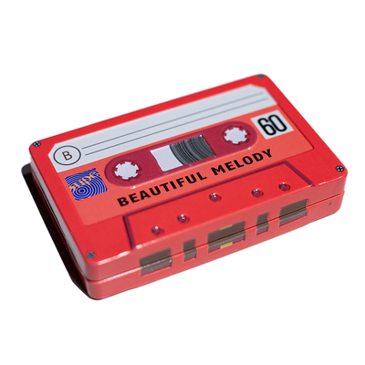 100种生活复古磁带收纳铁盒