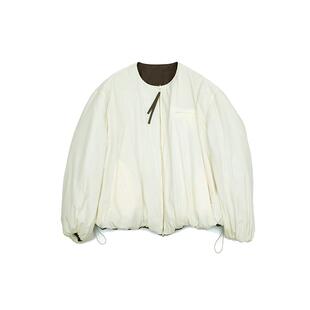 fafamoon设计师品牌 冬季时尚双面穿廓形轻盈宽松保暖棉服外套女