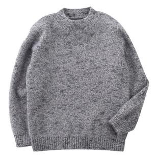 康赛妮羊绒线男童童羊绒衫青少年儿童毛衣打底针织衫圆领百搭薄款