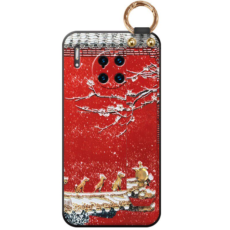 适用华为mate80立体浮雕mate70手机壳pro故宫mate60国风mate50腕带30e上新了magic8文创支架40e全包x60+女x50