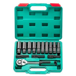 加长电动扳手套筒全套电扳手内六角工具组合套装大中小风炮套筒头