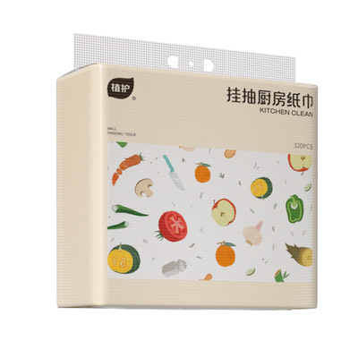 植护厨房用纸悬挂式一次性擦手厨房纸食物专用吸水吸油纸懒人清洁