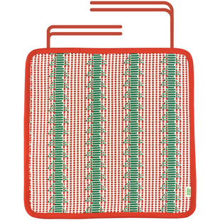 新年棉线编织坐垫春秋四季温莎椅中式椅子座垫防滑透气办公餐椅垫