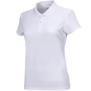 特步短袖T恤女夏季翻领polo衫官方正品中年妈妈夏装休闲运动上衣
