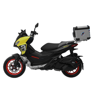 GSADV适用aprilia阿普利亚SRGT200铝合金尾箱不锈钢护杠保险杠