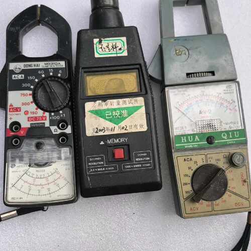 东海钳形表MD310A、华秋万用表、胜利转速表。东海表量程1—议价