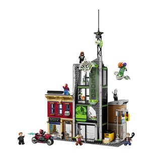 Spider-Man超级英雄蜘蛛侠大战奥斯本集团76324积木玩具益智拼装