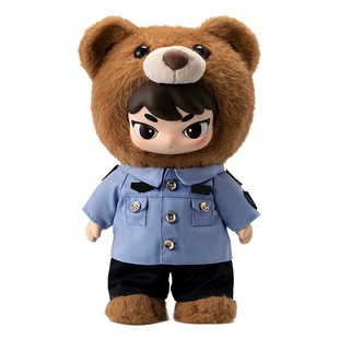 蜀黍家警布布耶sir警察小熊玩偶卡通挂件交警小熊公仔手办送礼物