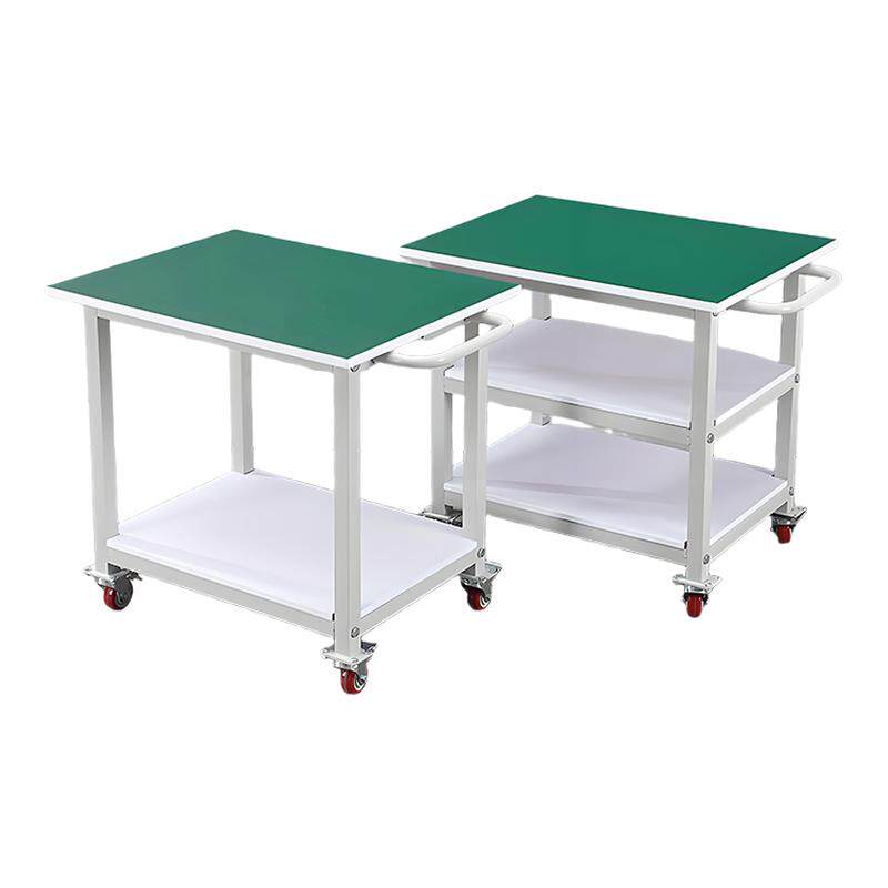 防静电重型手推车操作双层工作台