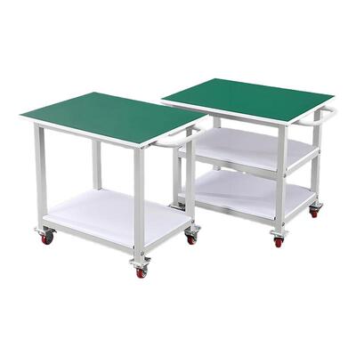 防静电重型手推车操作双层工作台