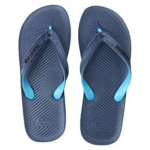 现货Quiksilver2025新款夏季男士橡胶底人字拖外穿透气轻便凉拖鞋