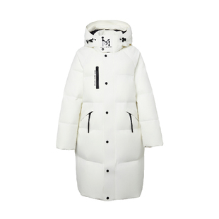AIMISS爱美斯2025巨好看的羽绒服90白鹅绒羽绒服连帽长款羽绒服女