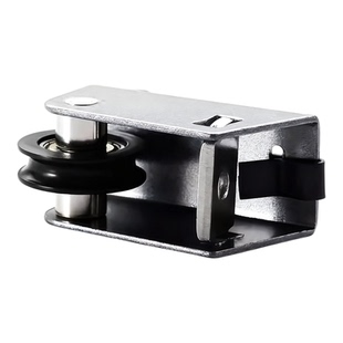 24宽27宽双排衣柜浴室推拉移门玻璃铝合金门推拉门滑轮弹片并排轮