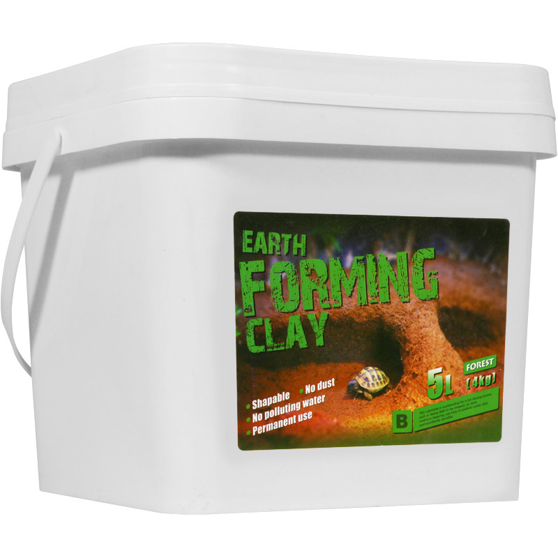 DH造景黏土地表塑型爬宠箱垫材爬虫陆龟半水龟鬃狮造型保湿垫材