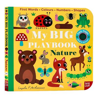 我的大游戏书自然英文原版绘本