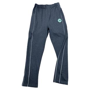 上海延安中学校服裤子反光两道杠男女纯棉加厚加绒深灰休闲运动裤