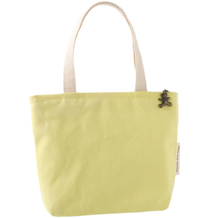 中小号纯色帆布小手提包女散步遛弯 手机包钥匙包休闲手拎袋