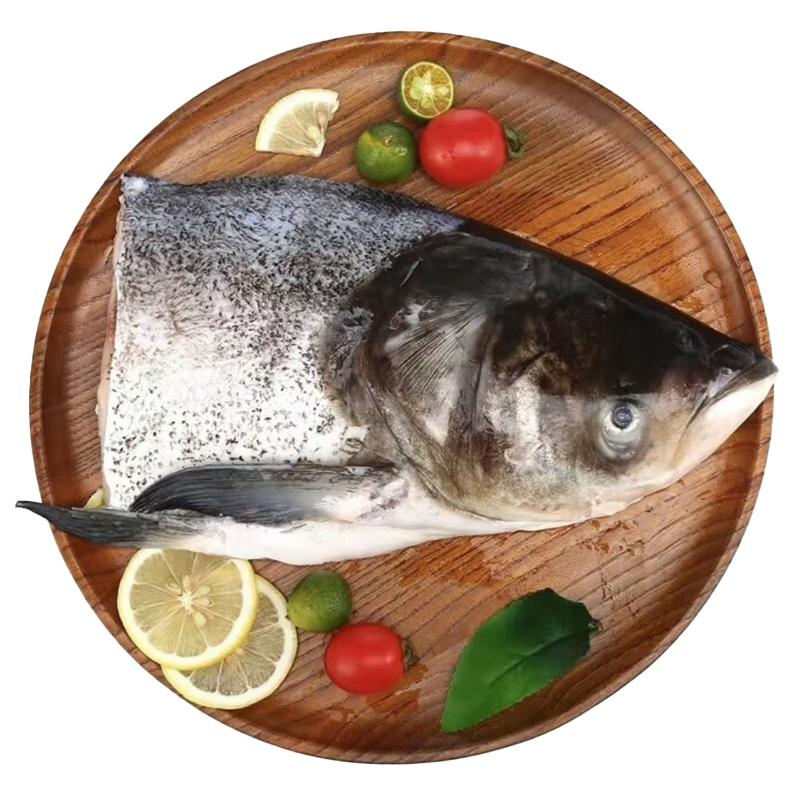 千岛湖特产千岛湖有机鱼头鳙鱼头冷冻锁鲜剁椒鱼头鱼头汤半只750g