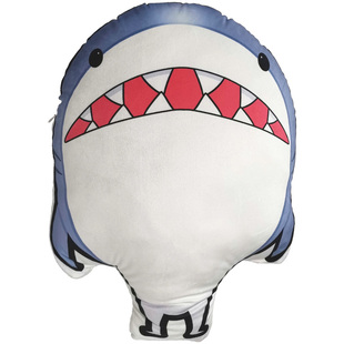 原创最终幻想14莫古力鲨鱼鲶鱼精莫莫拉FF14周边定制异形毛绒抱枕