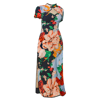 大码女装2023年新款mm改良旗袍