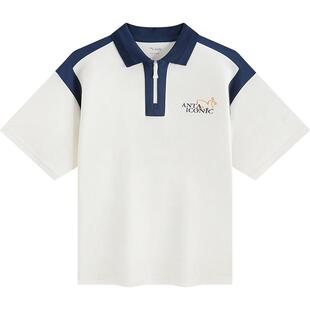 精英文化安踏儿童男童短袖POLO衫2026年夏季新款青少年运动T恤潮