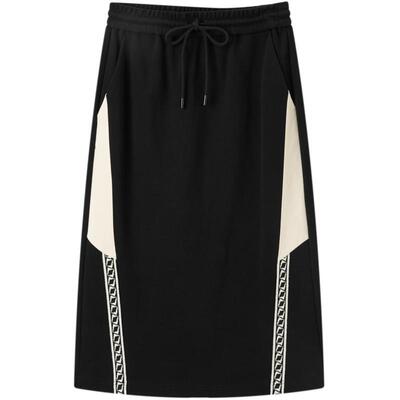 PEACEBIRD商场同款针织长裙