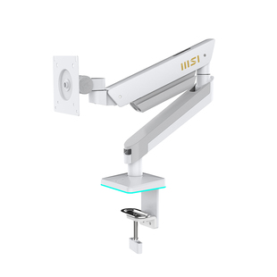 微星台式电脑显示器增高悬浮支撑机械臂SP300白色黑色支架桌搭