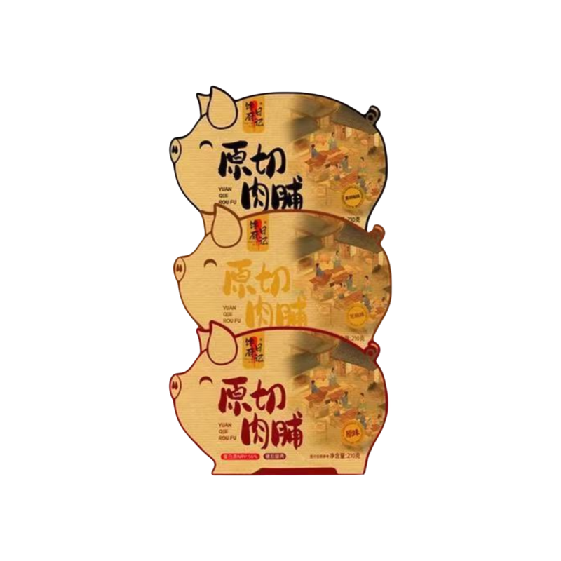 馋厨日记猪肉脯原切大片猪肉干
