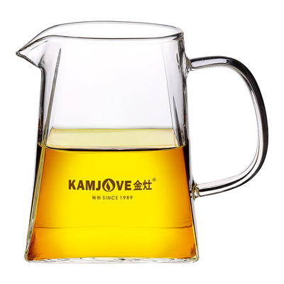 金灶玻璃耐高温茶漏一体公道杯