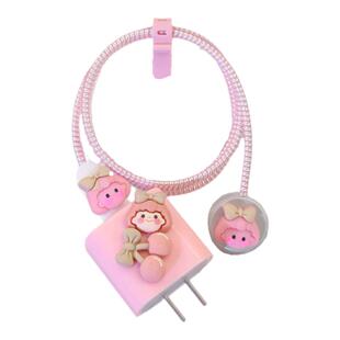 适用苹果手表WatchSeries11 s10数据线保护套Ultra3充电器保护套