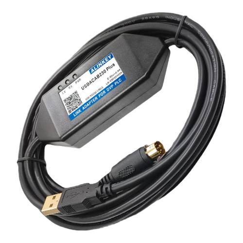 ALINKEY台达plc编程电缆USB-DVPacab2a30数据线 USBACAB230 PLUS
