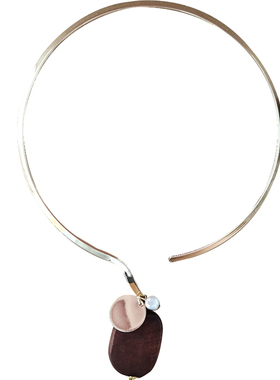 摇儿原创复古牛油果多层ins项圈