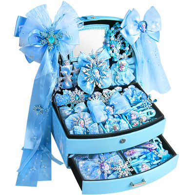 正版授权！艾莎发饰礼盒生日礼物
