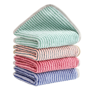 珊瑚绒抹布厨房专用抹布不易沾油洗碗布加厚吸水不掉毛家用擦桌布