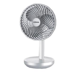 康佳USB小风扇桌面充电风扇户外携式学生宿舍迷你床上办公室小型风扇大风力桌上摇头制冷台式强力电扇