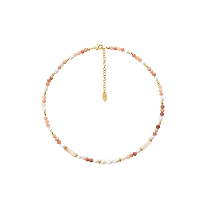 安铂洛利东陵玉珍珠项链女