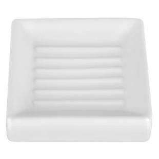 Kleine Wolke德国进口陶瓷白色酒店肥皂盒沥水香皂盒子肥皂碟轻奢