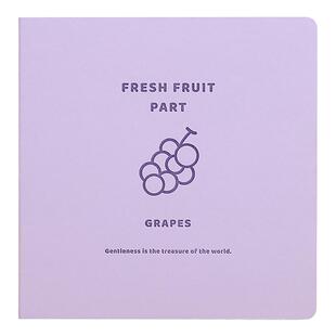 莱恩方方手账本 少女心可爱网红灵感果冻系列方形手帐笔记本子复古学生日记本a5简约ins风记录本